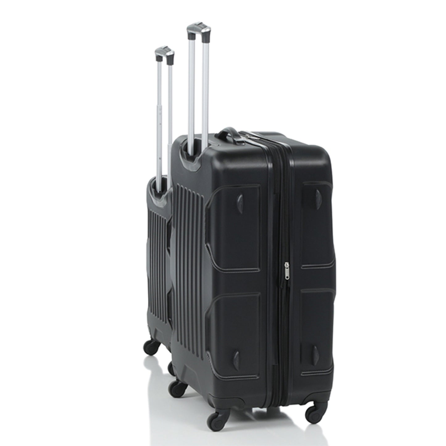 OUTBOUND 2-Piece Hardside Luggage Set, Large 28 + Carry-on 20 inch - Black - DIY Store
