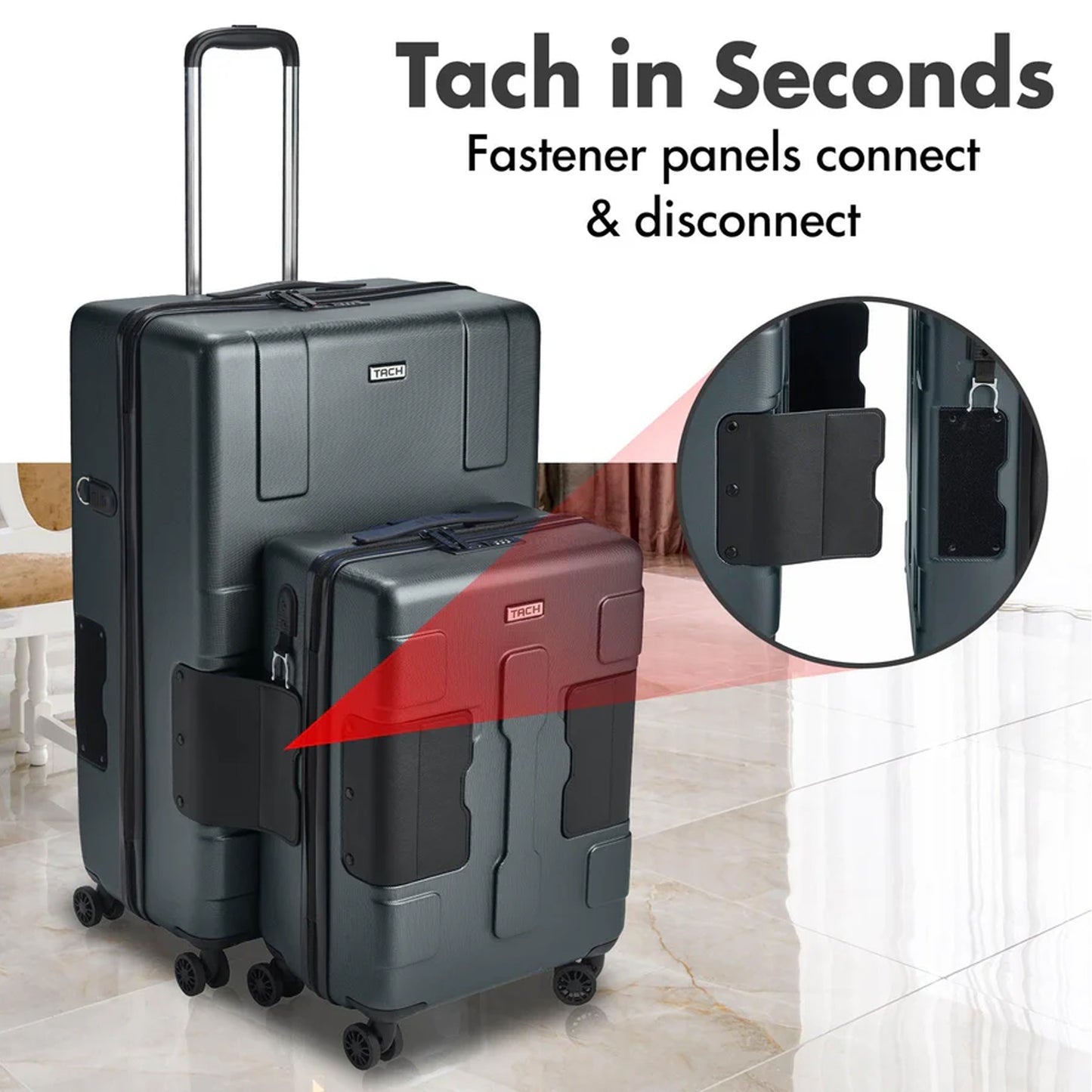 TACH V3.1 Connectable Luggage 2pc Set (Large + Carry-on, 28