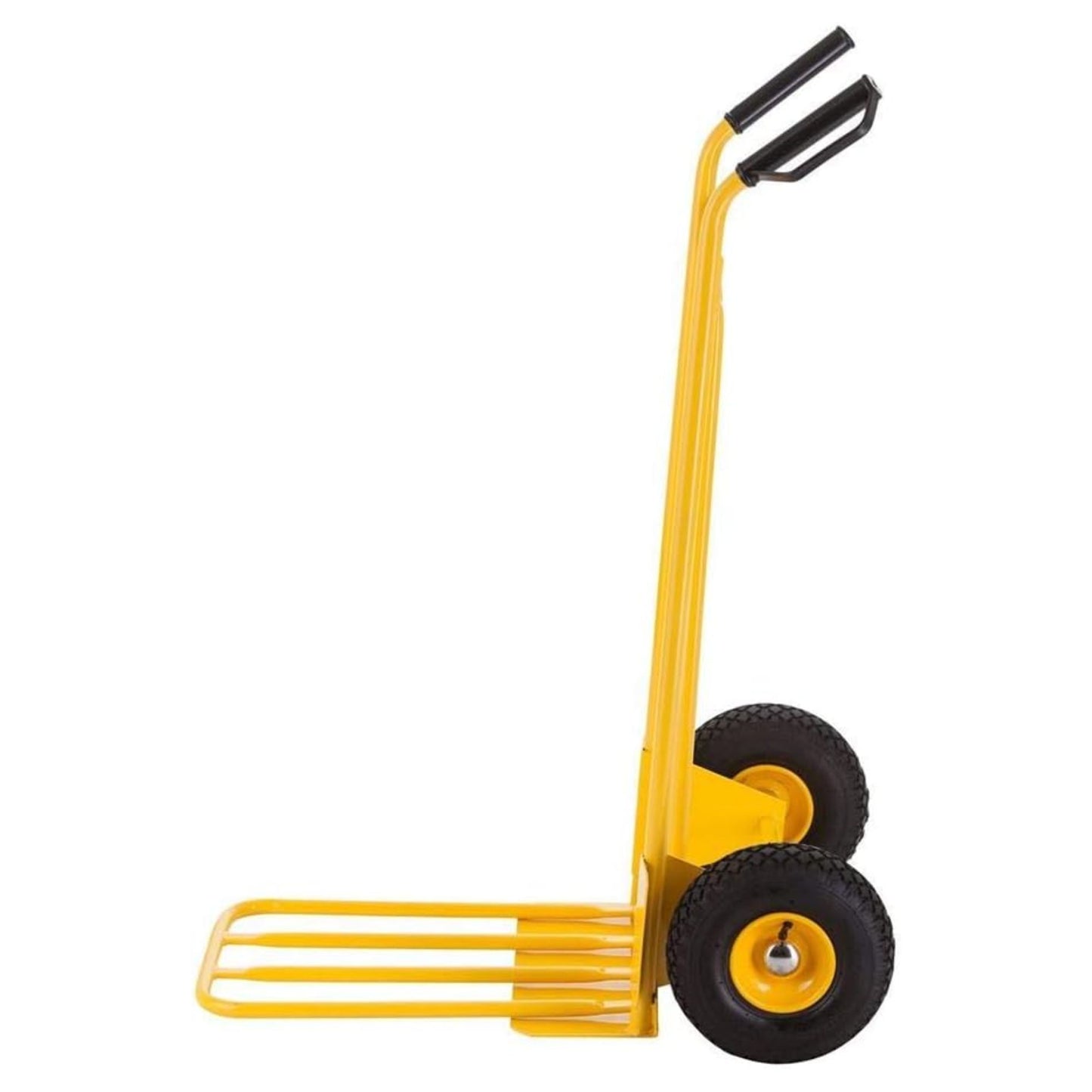 STANLEY Steel Hand Truck - 200 kg Load Capacity, Extra-Large Platform, Pneumatic Wheels, Foldable Design - DIY Store