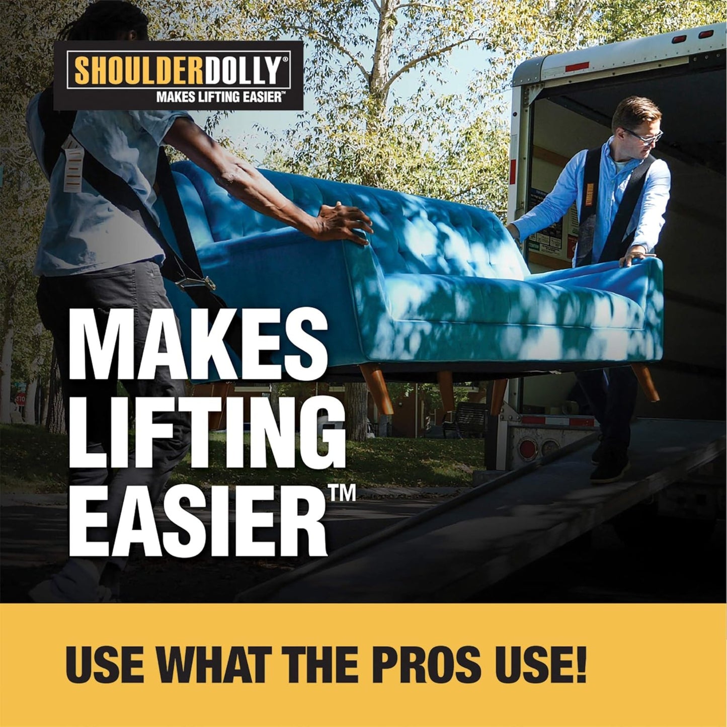 SHOULDER DOLLY Moving Straps for 2 Movers - DIY Store