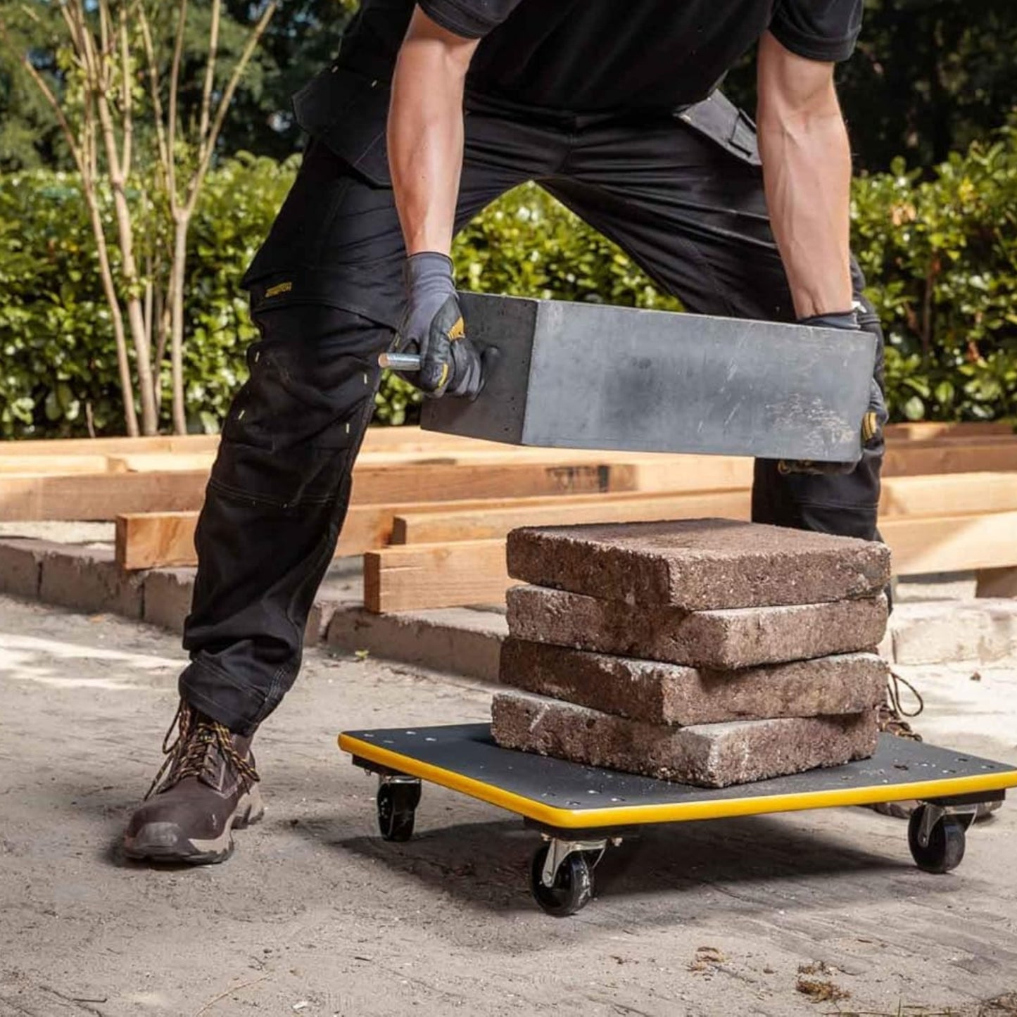 STANLEY Moving Dolly to Transport and Maneuver Heavy Items upto 200 Kg - SXWT-MS573 - DIY Store