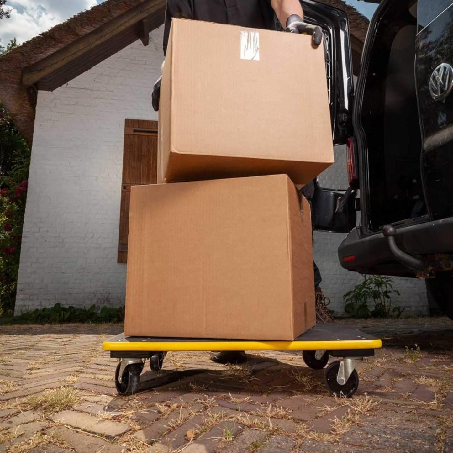 STANLEY Moving Dolly to Transport and Maneuver Heavy Items upto 200 Kg - SXWT-MS573 - DIY Store