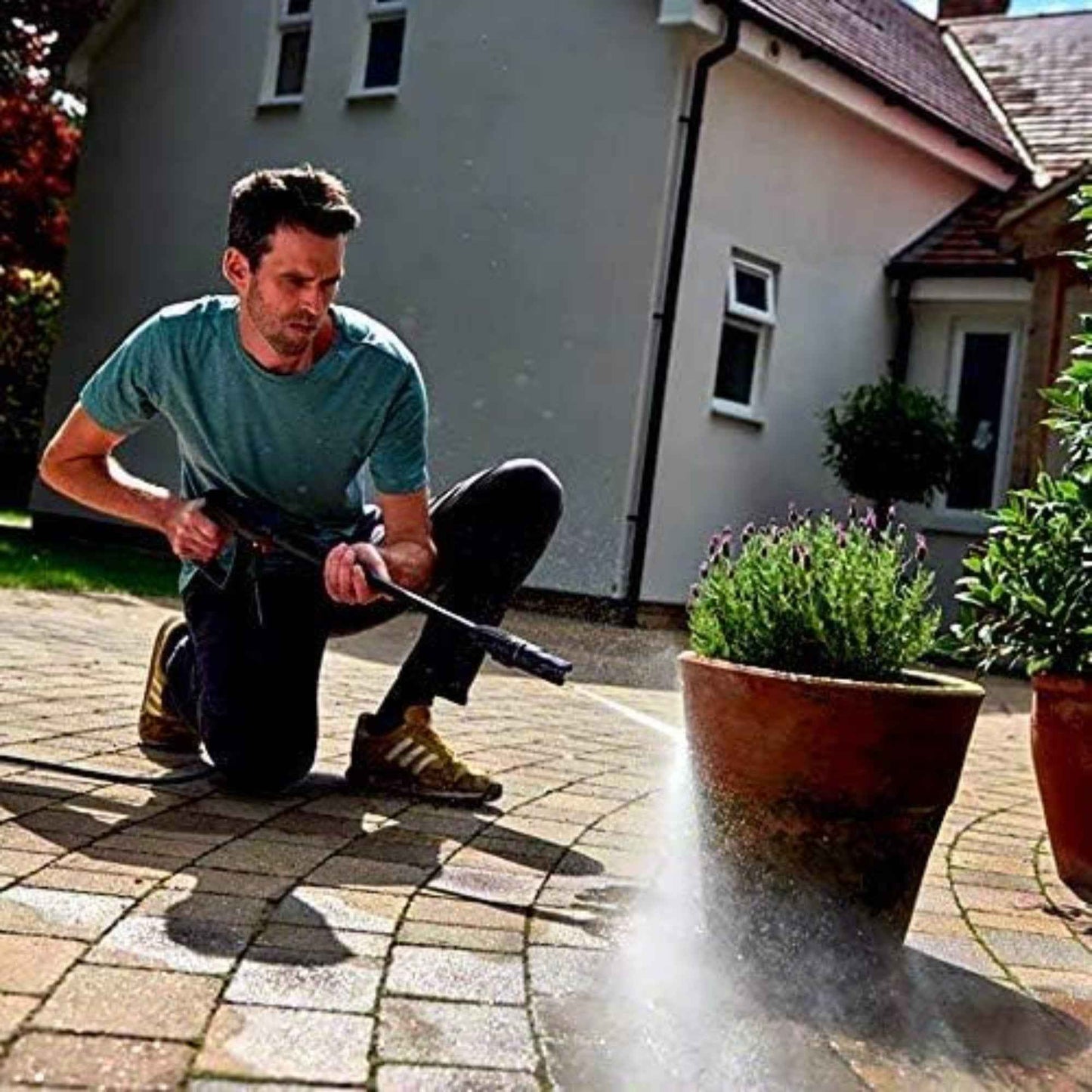 MICHELIN 110 Bar Electric Pressure Washer with 3M HP Hose & Soap Dispenser, 1400 Watt, Auto Stop and Self Priming Mode, Suitable for Car Wash, Home & Garden
