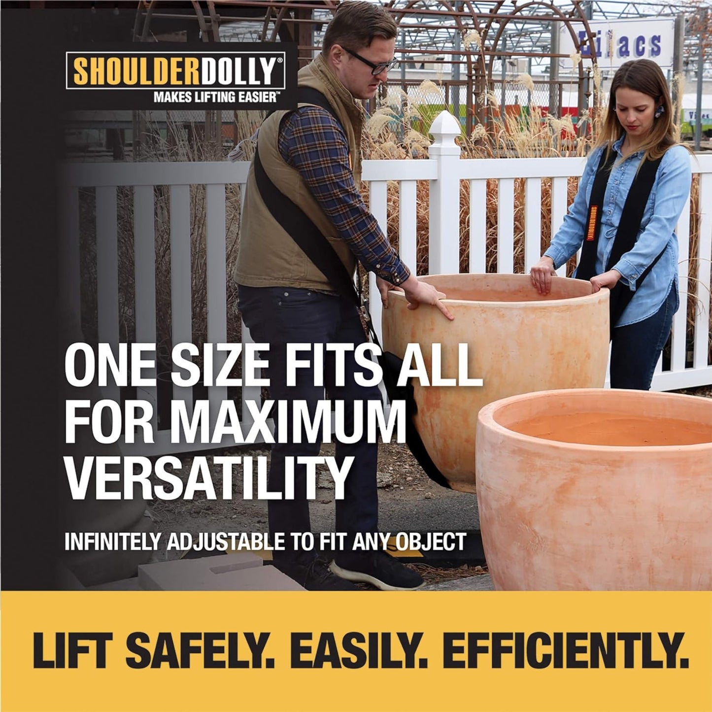 SHOULDER DOLLY Moving Straps for 2 Movers - DIY Store