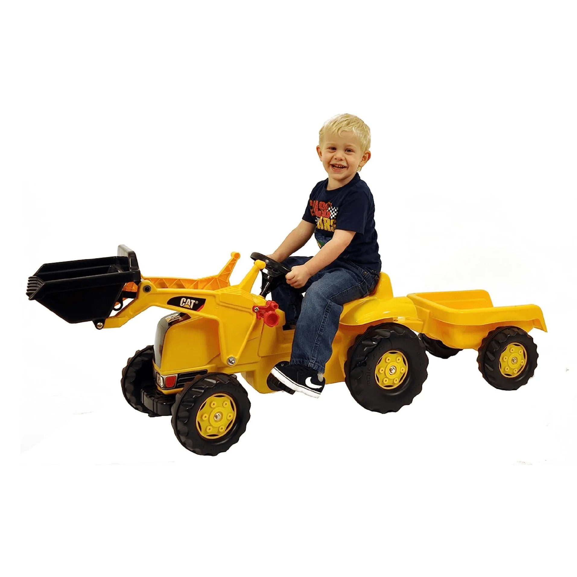 ROLLY TOYS CAT Construction Pedal Tractor Front Loader Tractor with D DIY Store