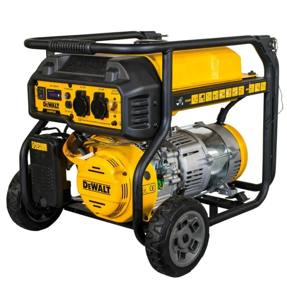 DEWALT Portable Inverter Generator, Silent, Rated Power 3200 Watts, Manual Start, 8L Petrol Tank, 7.5 Hrs Run time