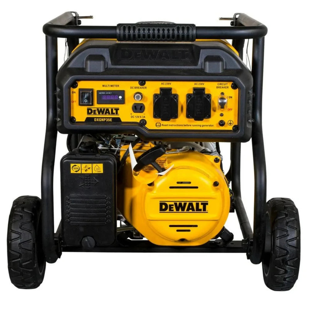 
                      
                        DEWALT Portable Inverter Generator, Silent, Rated Power 3200 Watts, Manual Start, 8L Petrol Tank, 7.5 Hrs Run time
                      
                    