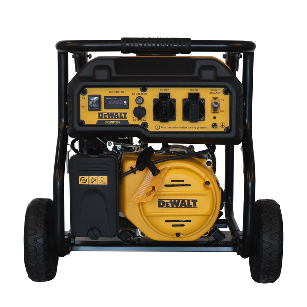 DEWALT Petrol Generator, 2700 Watts Rated Power, 20 L Fuel Tank, Manual Start, 19 Hours Run Time