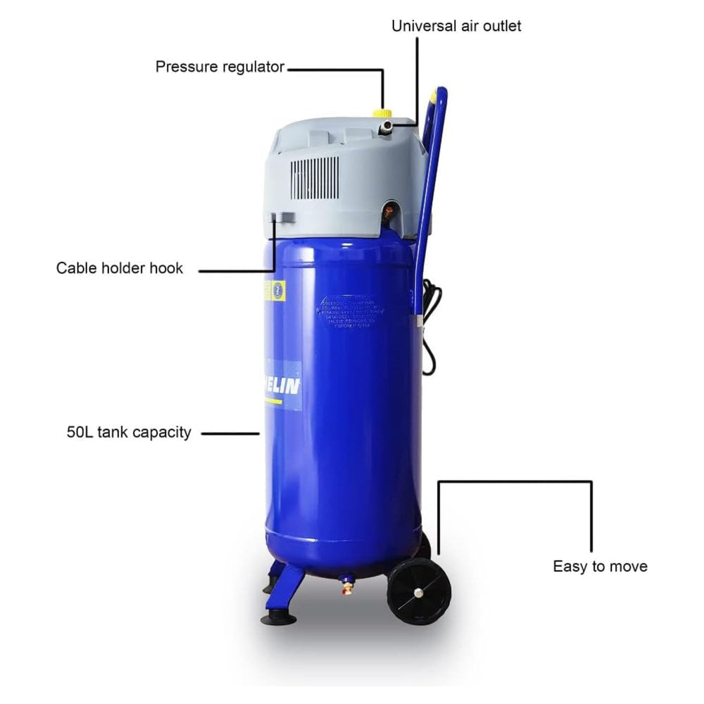 
                      
                        Arwani MICHELIN Air Compressor Oil Free 50 L Vertical Tank 10 Bar Pressure - MVX50 
                      
                    