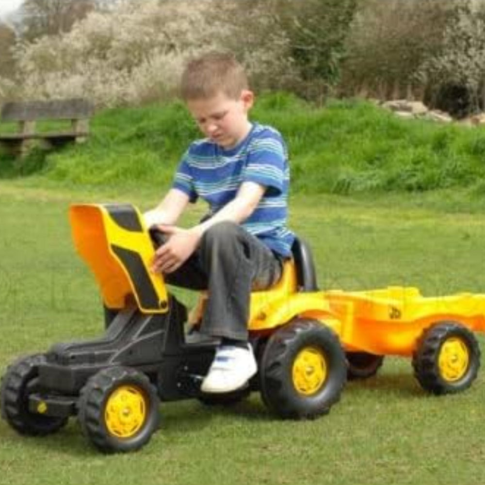 
                      
                        Arwani ROLLY TOYS Kids Ride-On JCB Pedal Tractor With Trailer - 012619 
                      
                    