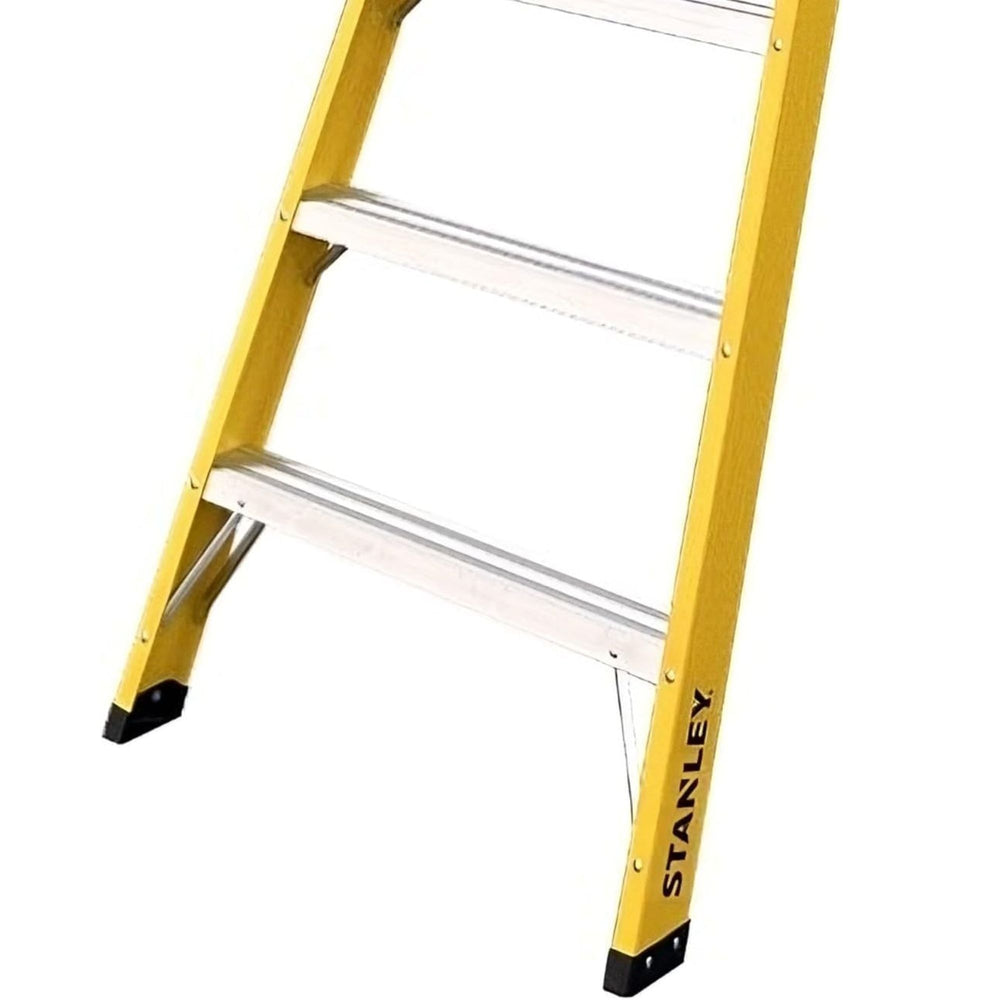 
                      
                        Arwani STANLEY Step Ladder 10 Steps Fibre Ladder Anti Slip Steps Non-Slip Rubber Edge Guards 150 KG Loading Capacity EN131 Approved 
                      
                    