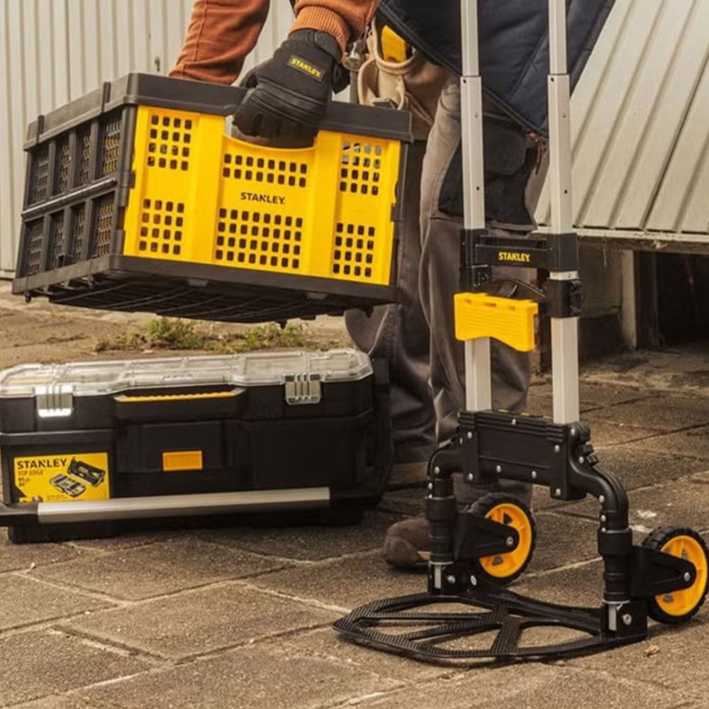 
                      
                        STANLEY Folding Hand Truck 60Kg Load Capacity with Folding Basket
                      
                    