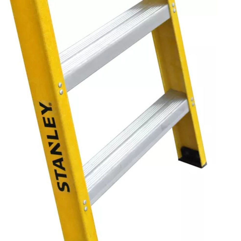 
                      
                        STANLEY Step Ladder 7 Steps Fiberglass Ladder Anti Slip Steps Non-Slip Rubber Edge Guards 150 Kg Loading Capacity EN131 Approved
                      
                    