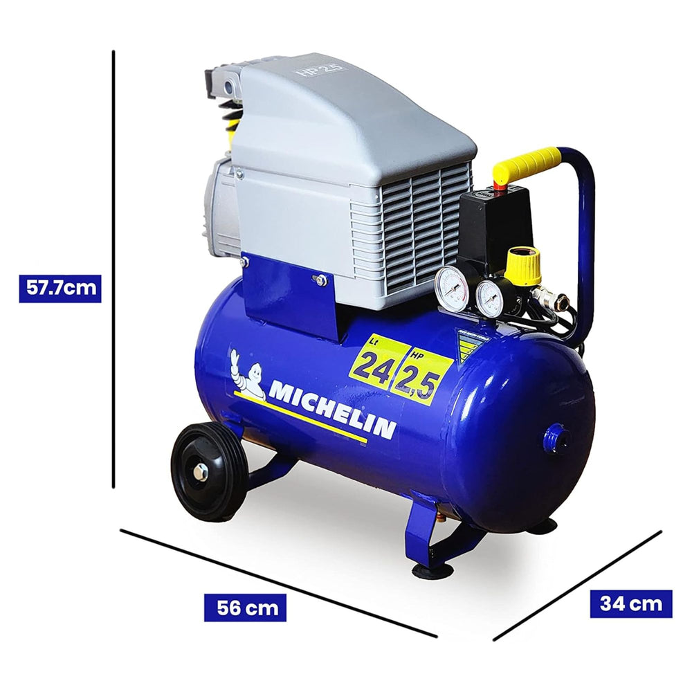 
                      
                        Arwani MICHELIN Air Compressor Direct Driven 24 L Tank 10 Bar Pressure - MB2425 
                      
                    