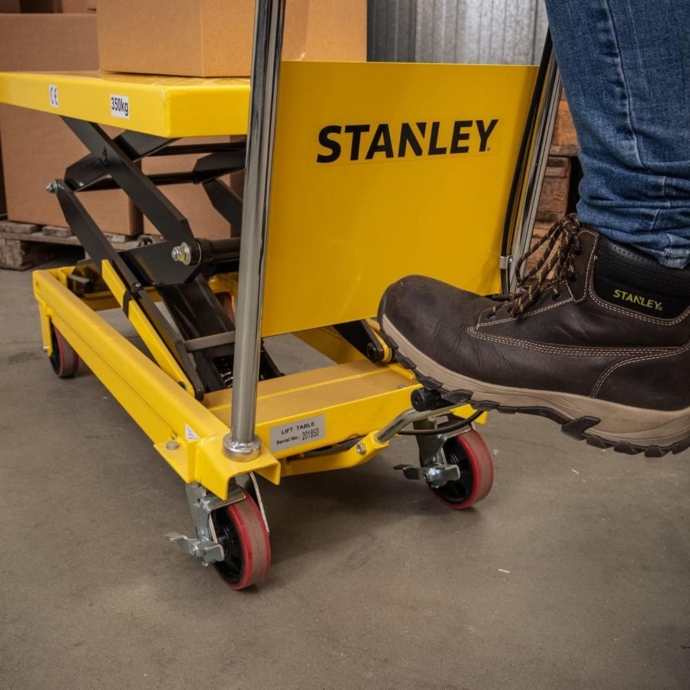 
                      
                        Arwani STANLEY Hydraulic Table Lifter Double Scissors Trolley with 350 kg Load Capacity  - SXWTI-CTABL-XX350 
                      
                    