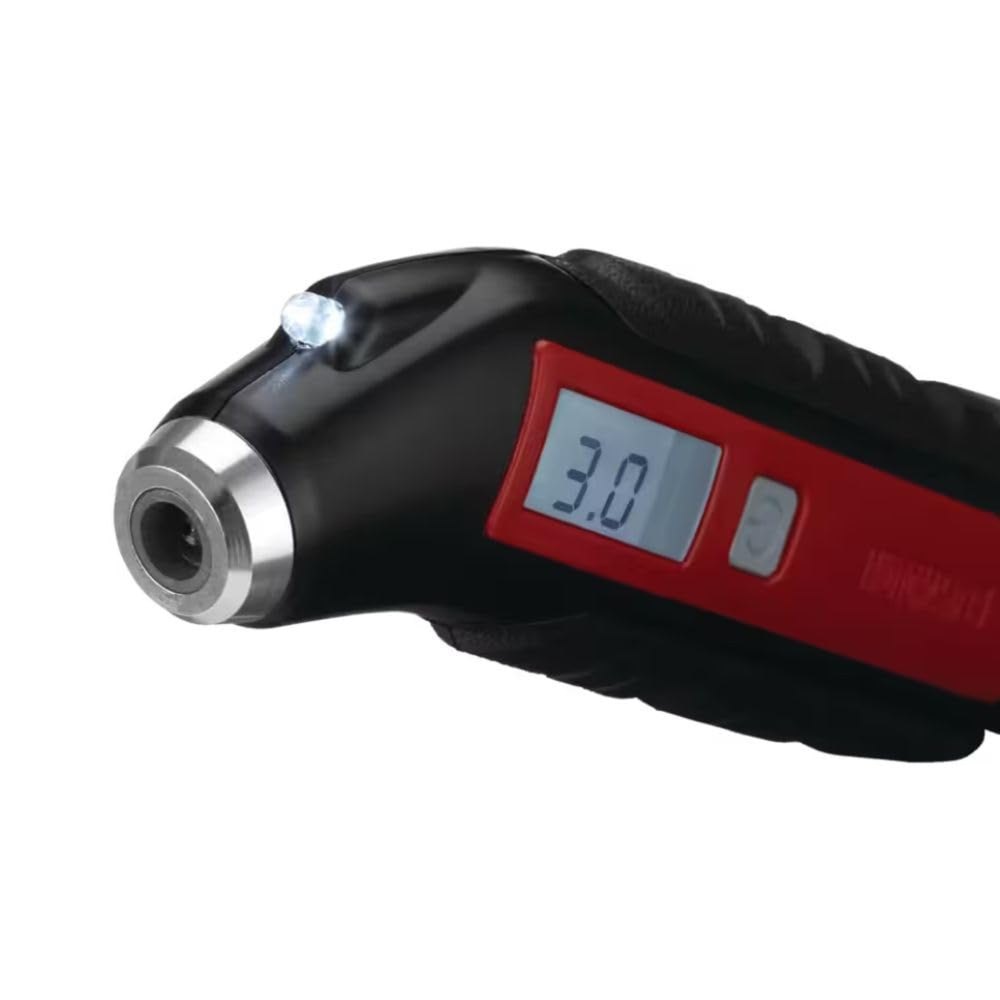 
                      
                        Arwani MOTOMASTER Digital Tire Pressure and Depth Gauge with Light 5-99 PSI 
                      
                    