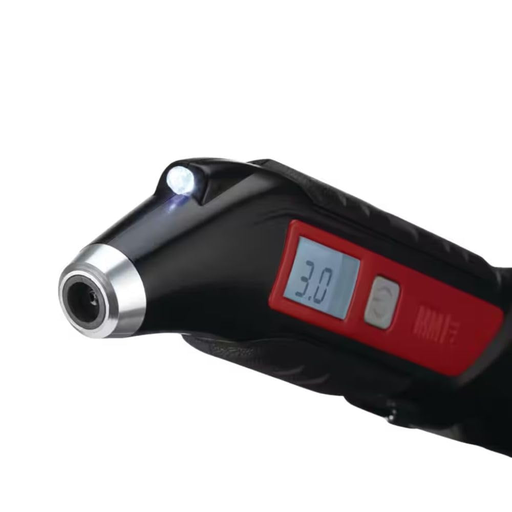 
                      
                        Arwani MOTOMASTER Digital Tire pressure Gauge with Multi-Function Tool and Light 5-99 PSI 
                      
                    