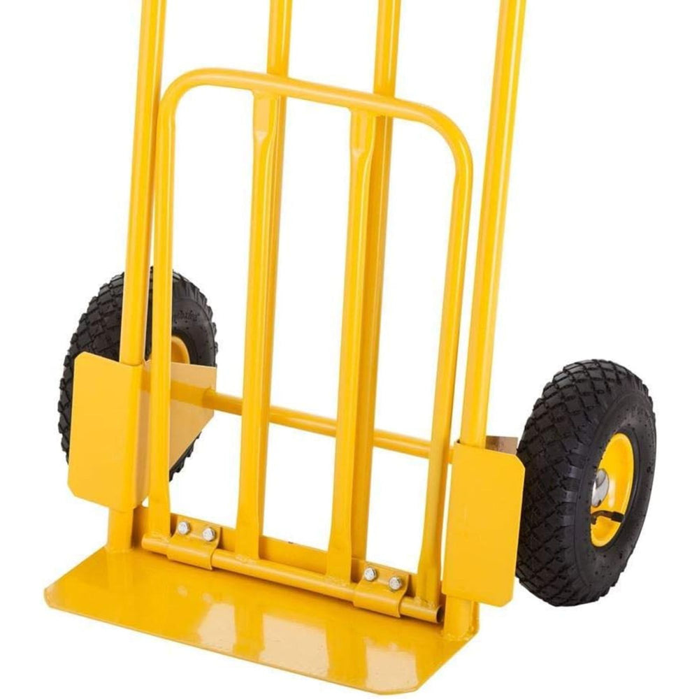 
                      
                        Arwani STANLEY Steel Hand Truck - 200 kg Load Capacity, Extra-Large Platform, Pneumatic Wheels, Foldable Design 
                      
                    