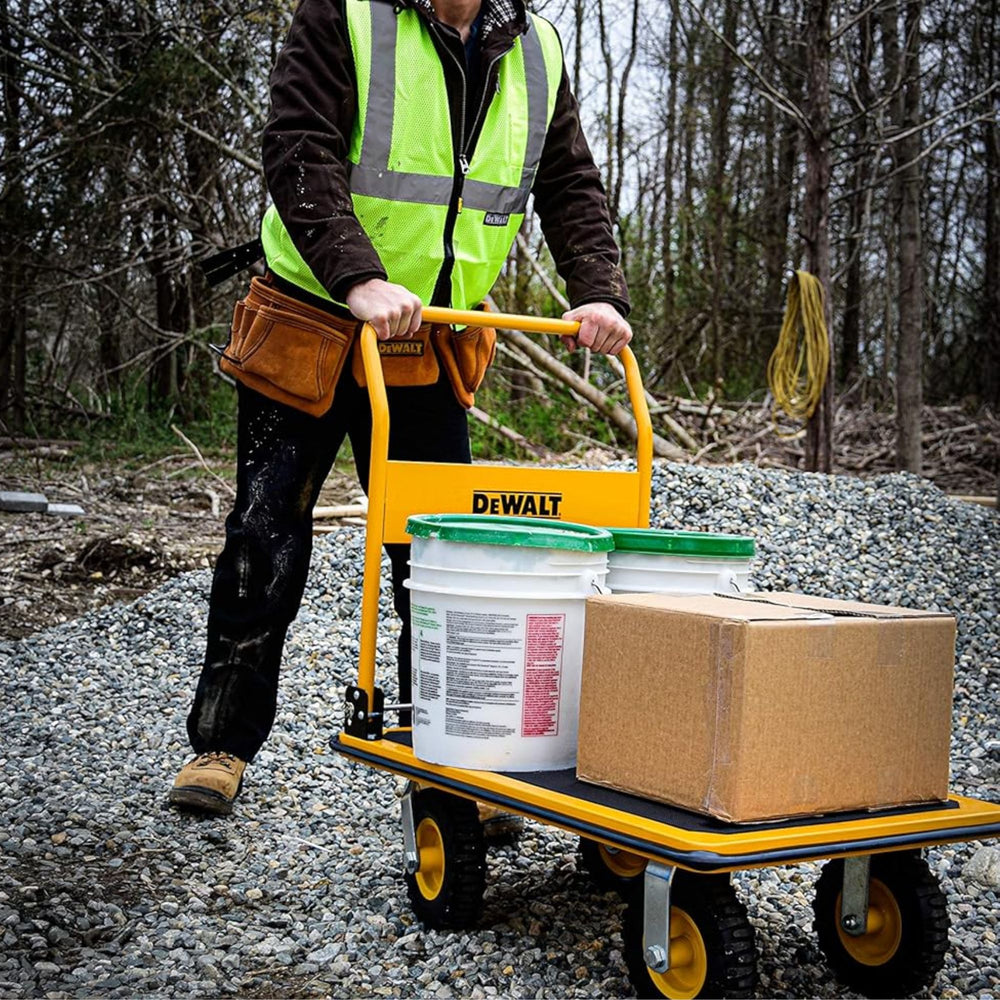 
                      
                        DEWALT Platform Trolley 400 Kg Loading Capacity with PU Wheels - DXWT-504
                      
                    