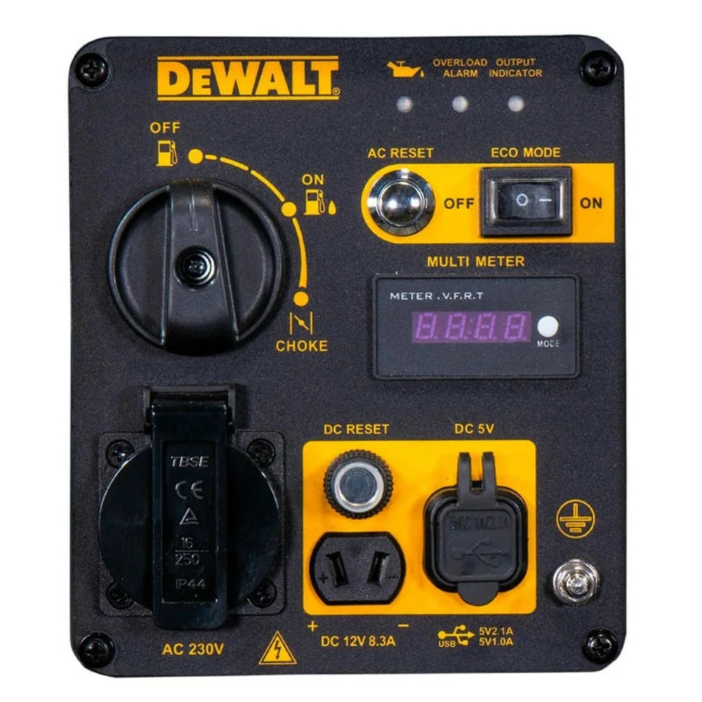 
                      
                        DEWALT Portable Inverter Generator, Silent, Rated Power 1800 Watts, 5L Petrol Tank, 7.5 Hrs Run time
                      
                    