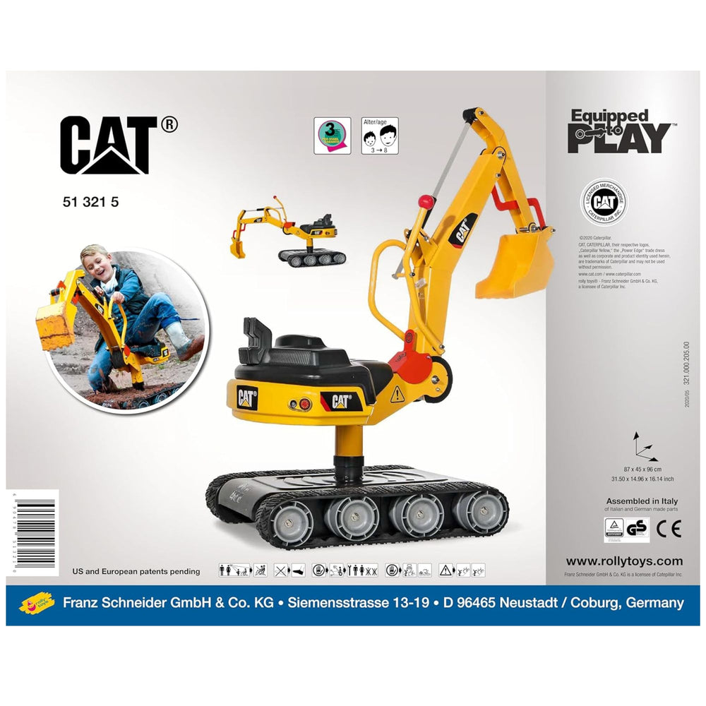 
                  
                    Arwani ROLLY TOYS Ride-On CAT 360-Deg Excavator & Digger XL - 513215 
                  
                