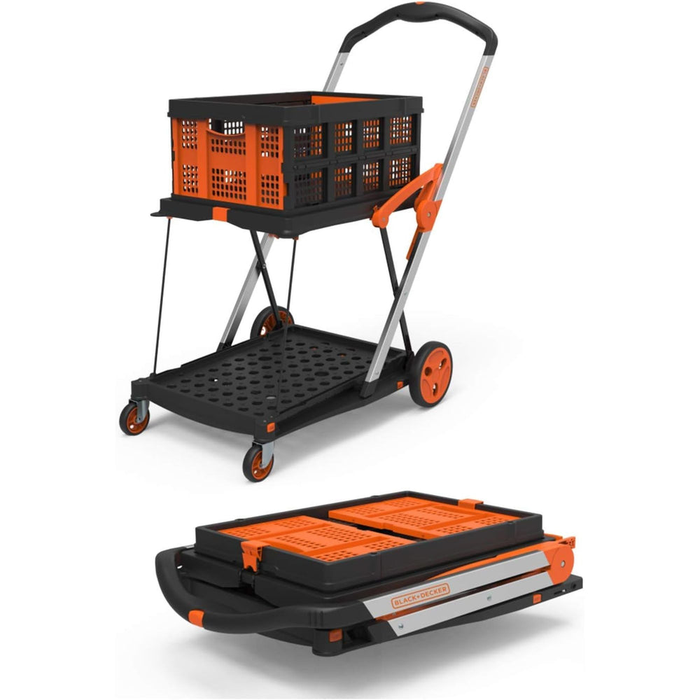 
                      
                        Arwani BLACK+DECKER Double Platform Folding Trolley with Two Baskets 
                      
                    