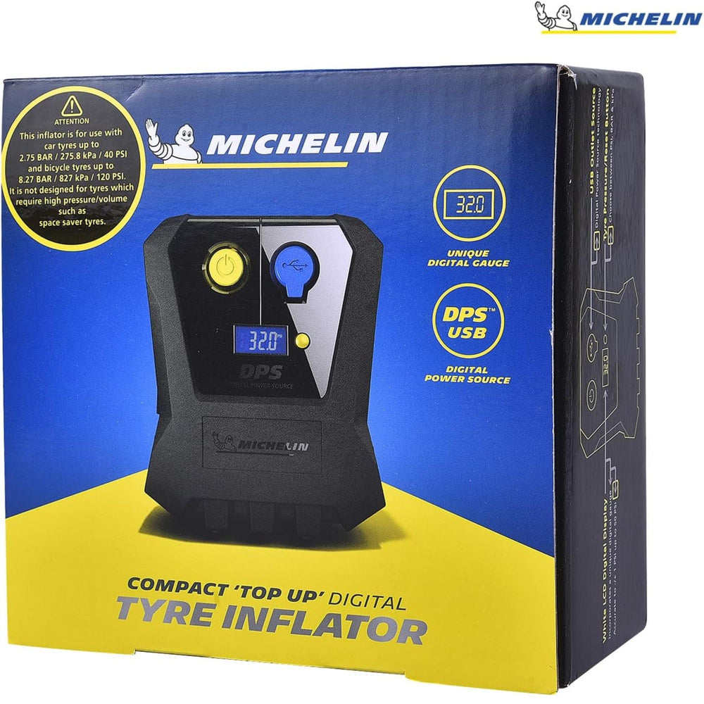 
                      
                        Arwani MICHELIN Compact Top Up Digital Tyre Inflator - 12264 
                      
                    