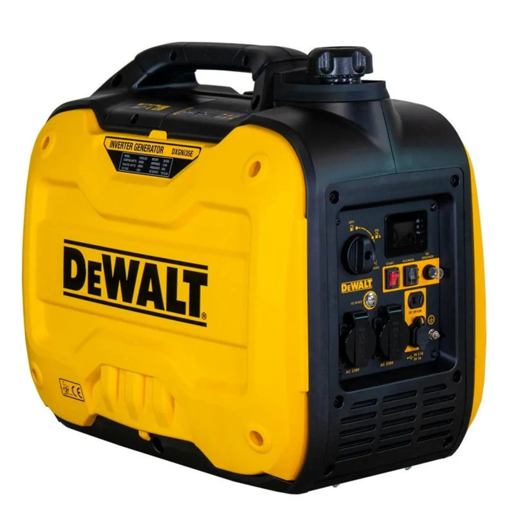 
                      
                        DEWALT Portable Inverter Generator, Silent, Rated Power 3200 Watts, 8L Petrol Tank, Electric Start, 7.5 Hrs Run time
                      
                    