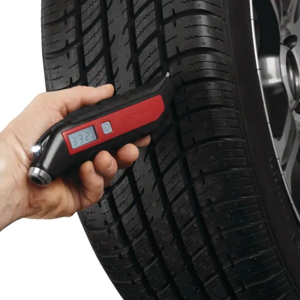 
                      
                        Arwani MOTOMASTER Digital Tire Pressure and Depth Gauge with Light 5-99 PSI 
                      
                    