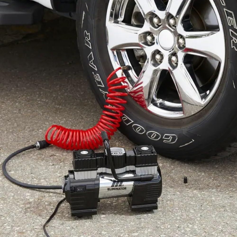 
                      
                        Arwani MOTOMASTER Heavy Duty Tire Inflator / Air Compressor 12V, 120 PSI, Perfect for Light Trucks, Off-Road Vehicles and Large Tires 
                      
                    