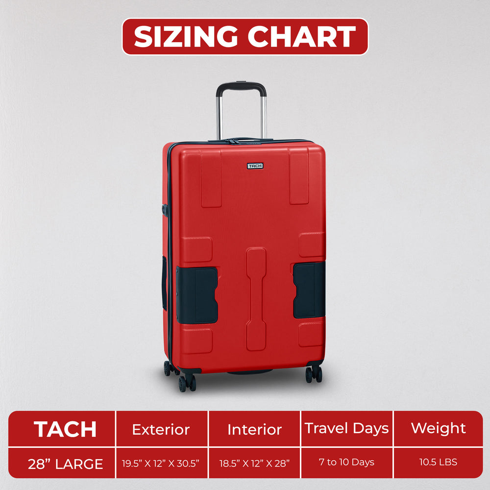 
                      
                        TACH Connectable Luggage Bag Hard Shell Single Large Size 28 inch - Arwani 
                      
                    