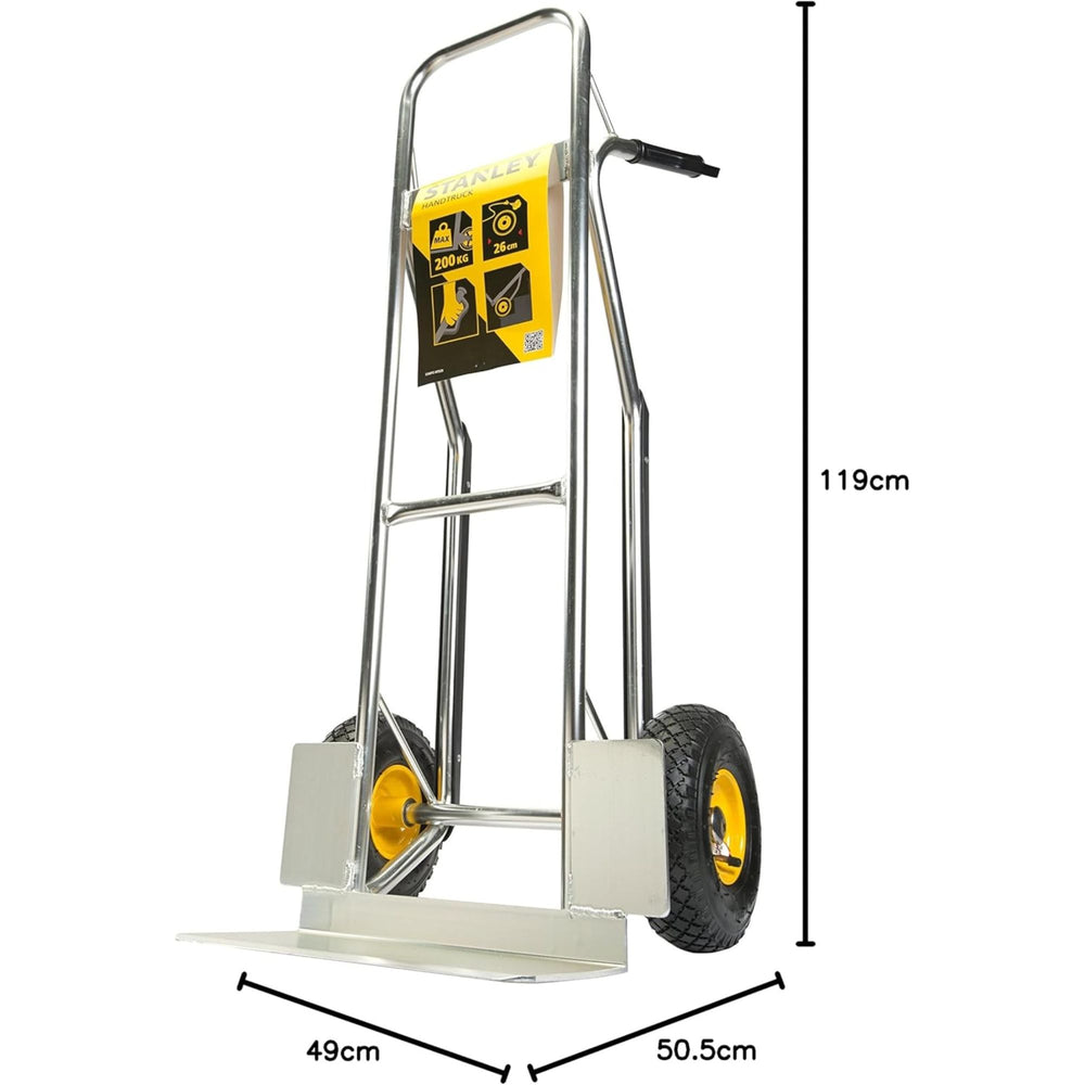 
                      
                        Arwani STANLEY Hand Truck Aluminum 200Kg Load Capacity 
                      
                    