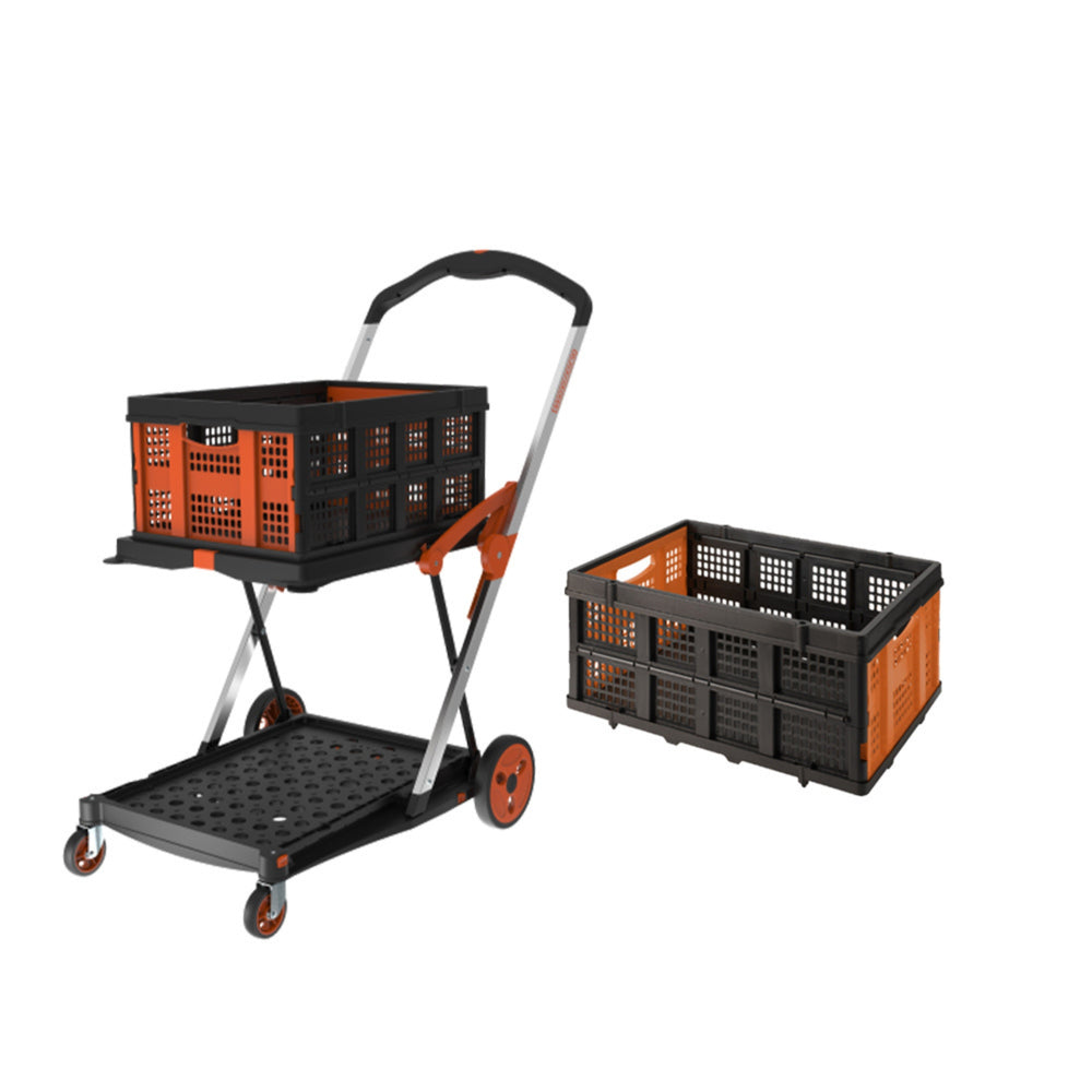 
                  
                    Arwani BLACK+DECKER Double Platform Folding Trolley with Two Baskets 
                  
                