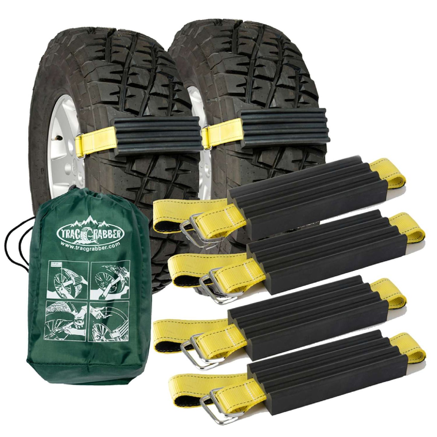 Arwani TRAC-GRABBER The "Get Unstuck" Traction Solution For SUVs In Sand Quad Pack - TGT02 