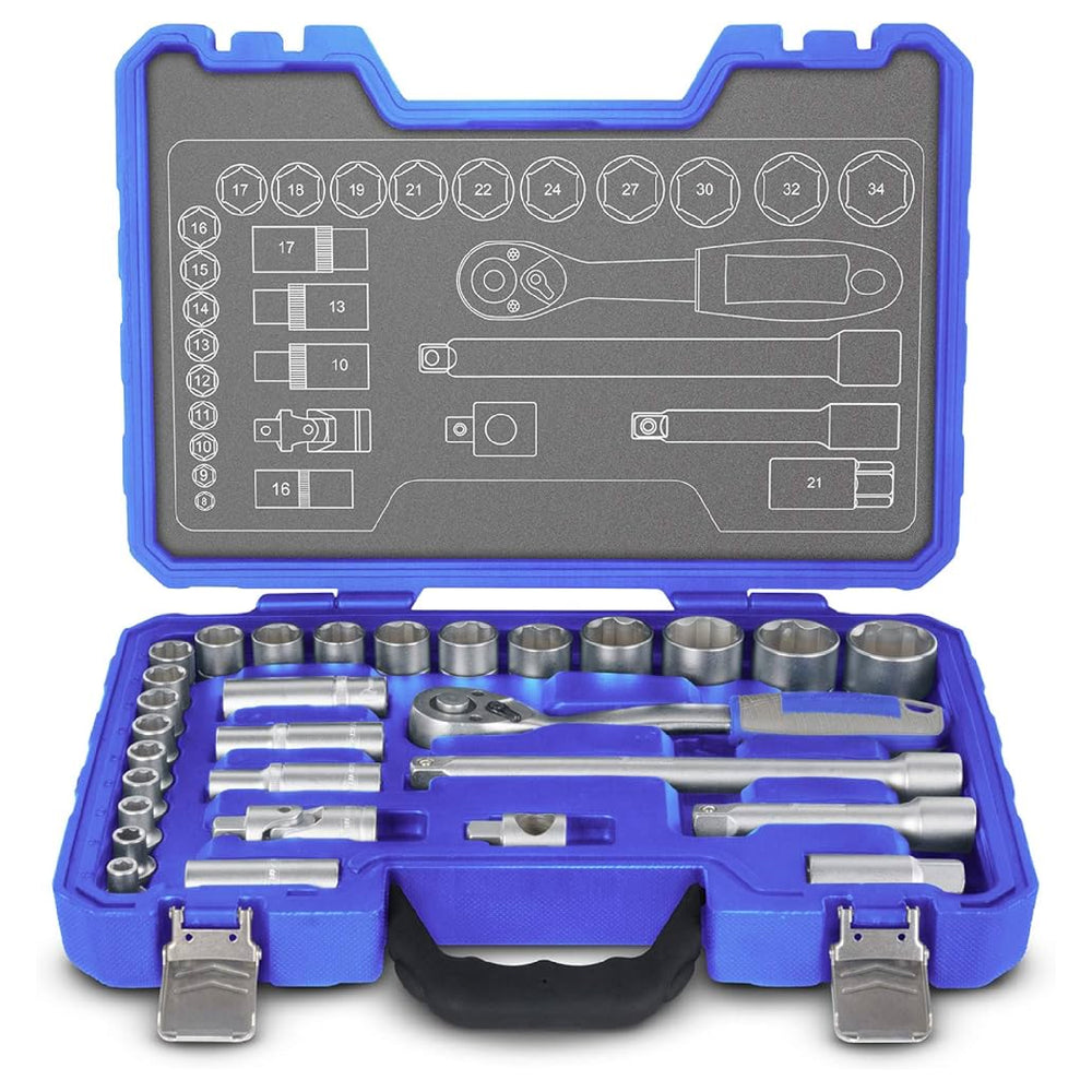 Arwani MICHELIN 1/2" Metric Socket Set 29 Pcs - MSS-29-1/2 