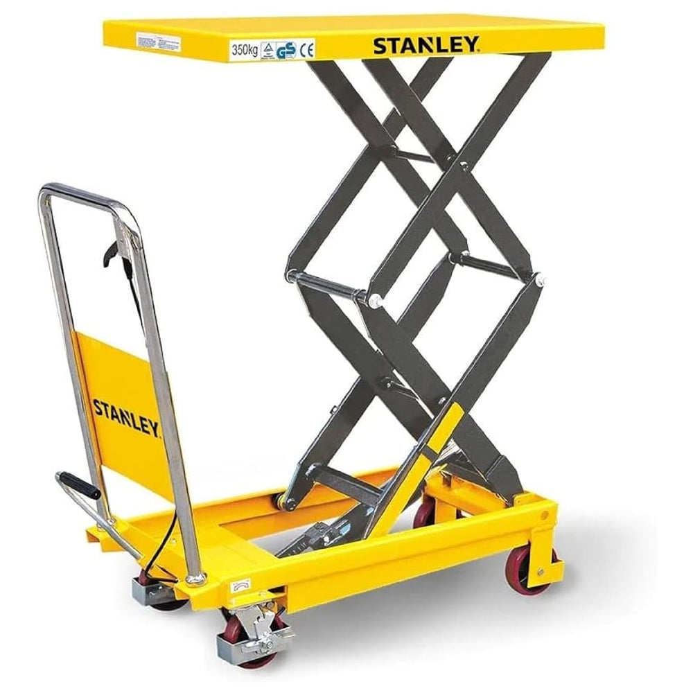 
                      
                        Arwani STANLEY Hydraulic Table Lifter Double Scissors Trolley with 350 kg Load Capacity  - SXWTI-CTABL-XX350 
                      
                    