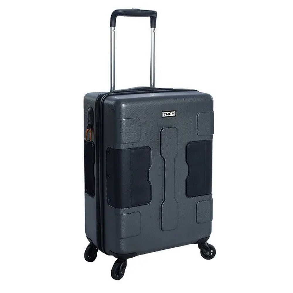 Arwani TACH Connectable Luggage Carry On | 20" Spinner Luggage with TSA Locks | Patented Built-In Connecting System Easily Links 6 Bags 