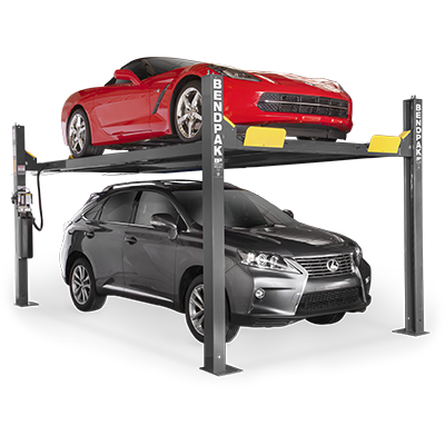 BENDPAK 4-Post High Lift 4-Ton Capacity Car Parking Lift - HD-9XW - Arwani 