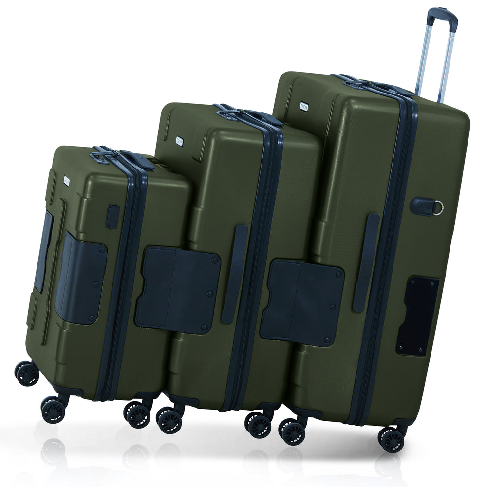 
                  
                    Arwani TACH Connectable 3 Pcs Luggage Set | 20, 24 & 28" Spinner Luggage with TSA Locks | Patented Built-In Connecting System Easily Links 6 Bags (Set of 3) 
                  
                