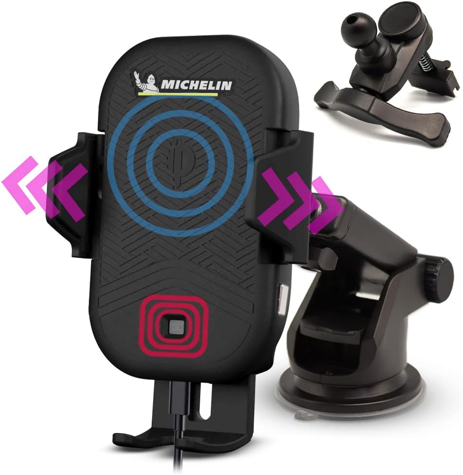 
                      
                        Arwani MICHELIN Smart Phone Holder And Wireless Car Charger - W33368 
                      
                    